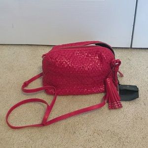 massimo dutti pink purse